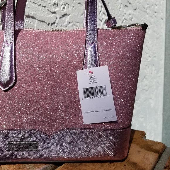 Kate Spade SMALL lola satchel Rose Pink Crossbody - Picture 14 of 16